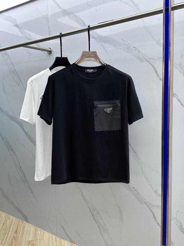 Prada 2025 Spring and Summer New Releases, the Latest Short-sleeved Round Neck