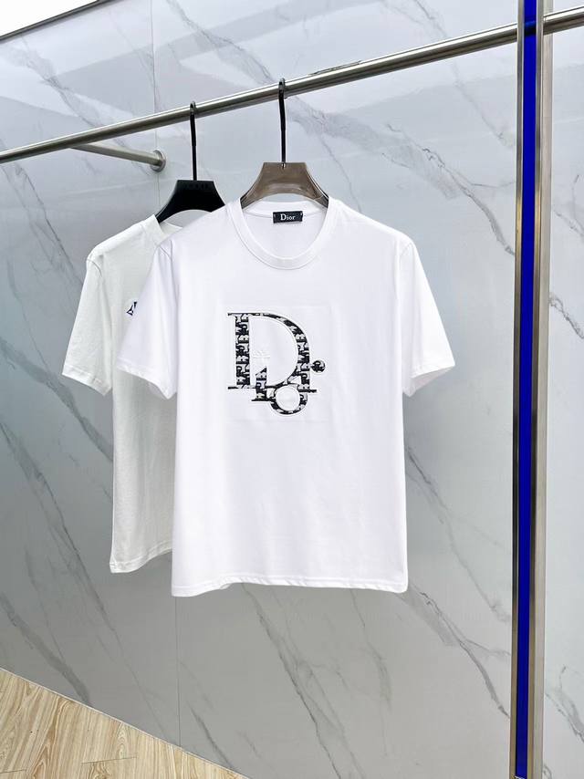 Dior 2025 Spring and Summer New Releases, the Latest Short-sleeved Round Neck T-
