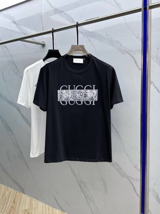 Gucci 2025 Spring and Summer New Releases, the Latest Short-sleeved Round Neck T