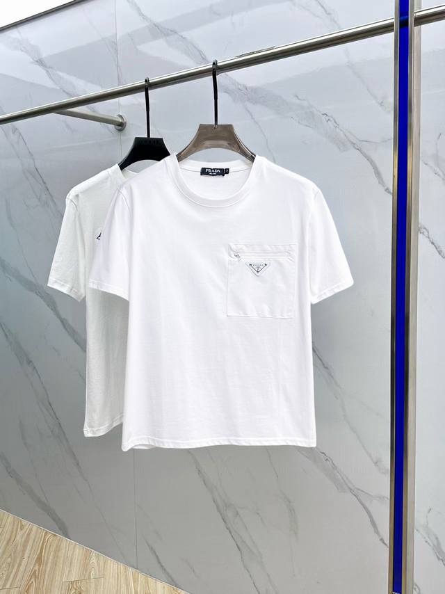 Prada 2025 Spring and Summer New Releases, the Latest Short-sleeved Round Neck