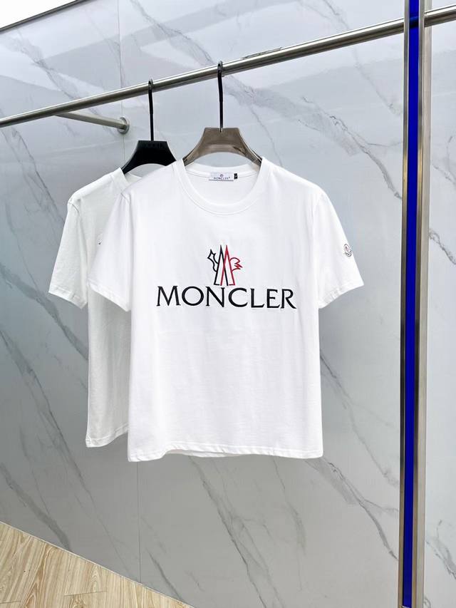 Moncler 2025 Spring and Summer New Releases Newest Short-sleeved Round Neck T-sh