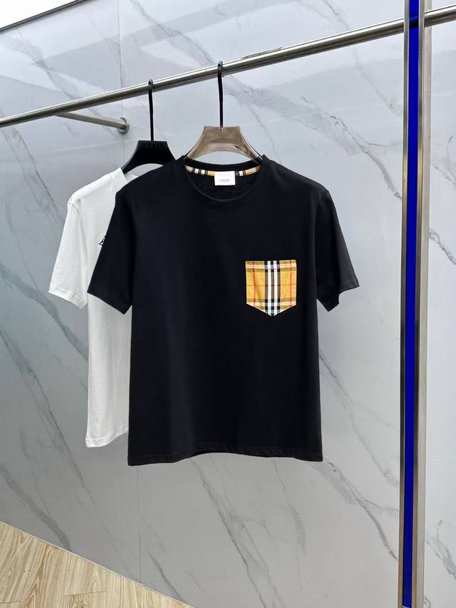 BURBERRY 2025 Spring and Summer New Releases, the Latest Short-sleeved Round Nec