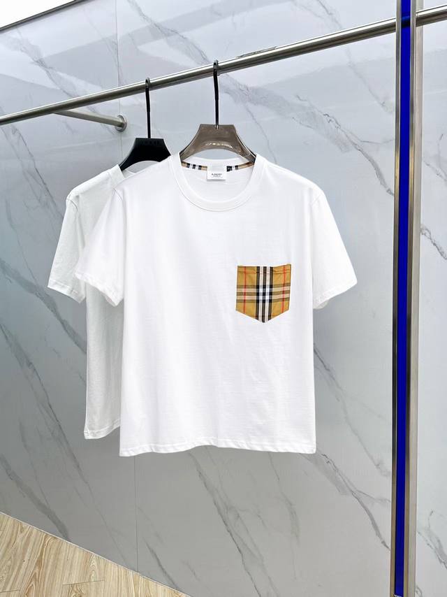 BURBERRY 2025 Spring and Summer New Releases, the Latest Short-sleeved Round Nec