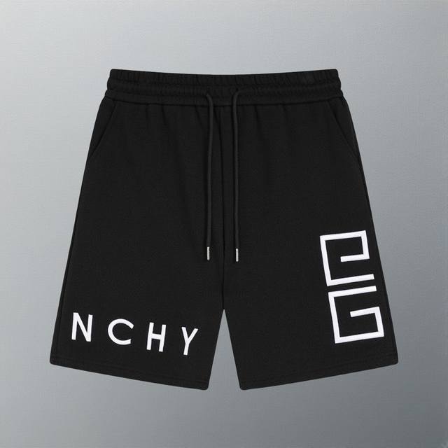 High version Givenchy Givenchy counter same classic letter embroidered shorts,