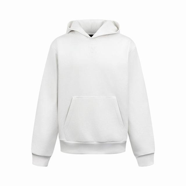 Louis Vuitton logo embossed hoodie Customized original white cloud-feel skin-fri