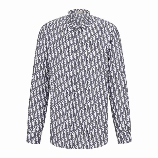 Dior Oblique full print shirtCustom-made polyester, carefully selected Chinese s