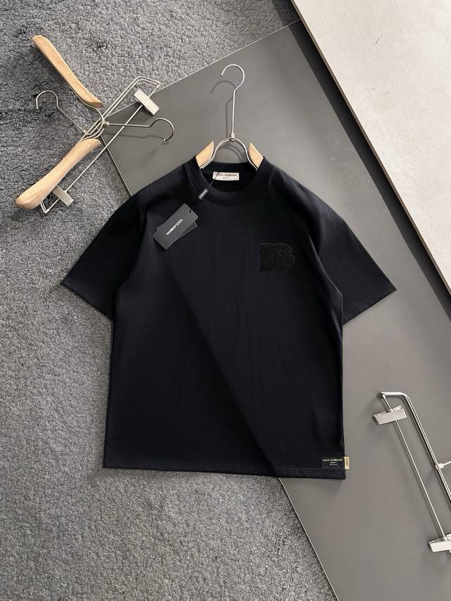 Dolce&Gabbana counter same round neck short sleeve T-shirt custom made cotton fa