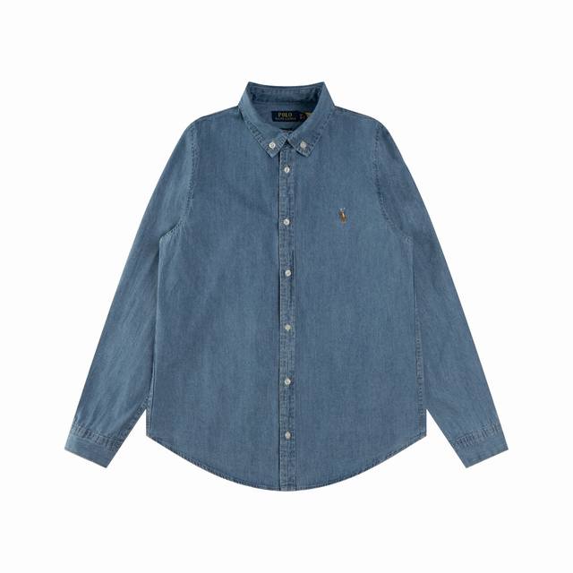 R27 Ralph Lauren Ralph Lauren classic warhorse logo pony embroidery lapel long-s