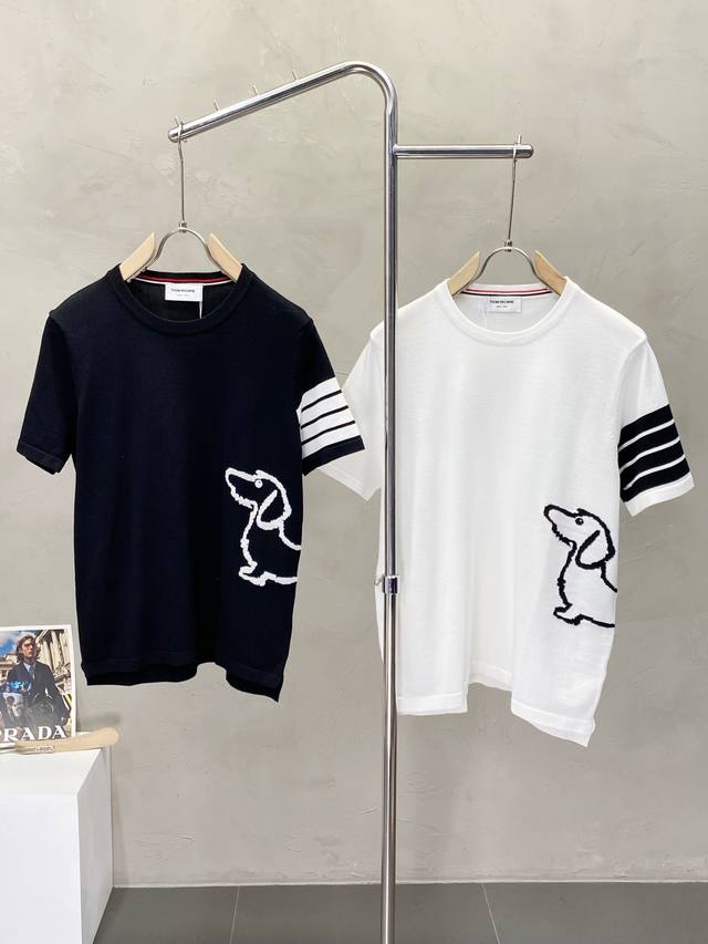 Thom Browne exclusive spring and summer new original men's casual knitted short