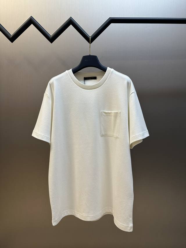 Lv Pocket jacquard short sleeves uses 18-needle upper and lower plate pure cotto