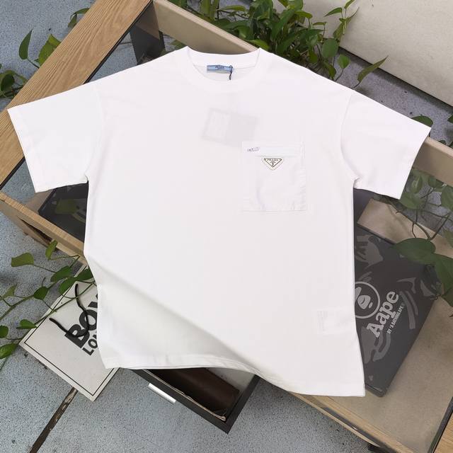 Style number: Zscx88205 High version 2025 new Prada splicing triangle logo zipp