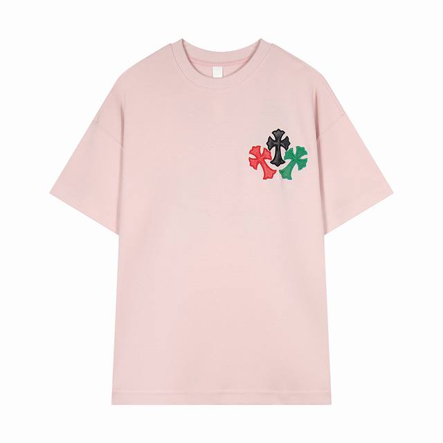 High version Chrome Hearts CH 2025 Spring and Summer new patch embroidered leat
