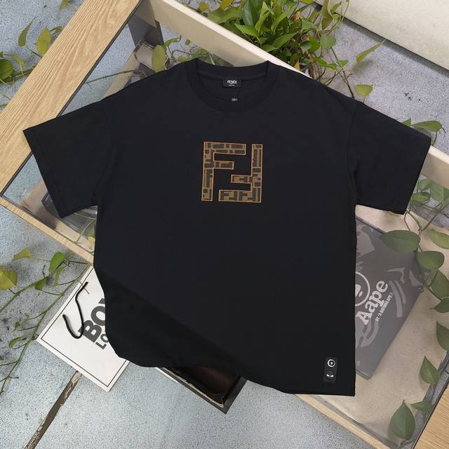 Style number: Cx6206 High version 2025 spring new Fendi Fendi chest embroidered