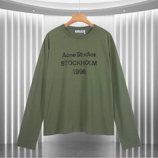 Acne25 Early Autumn new style dirty old 1996 long sleeves Who can resist this? T