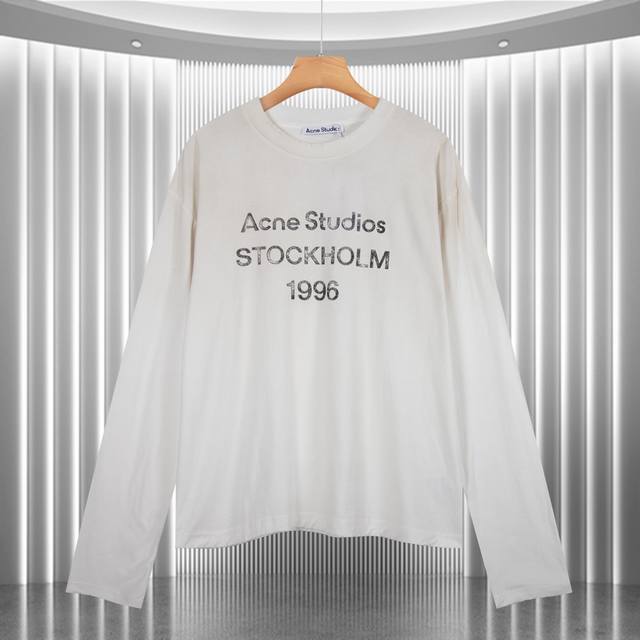 Acne25 Early Autumn new style dirty old 1996 long sleeves Who can resist this? T