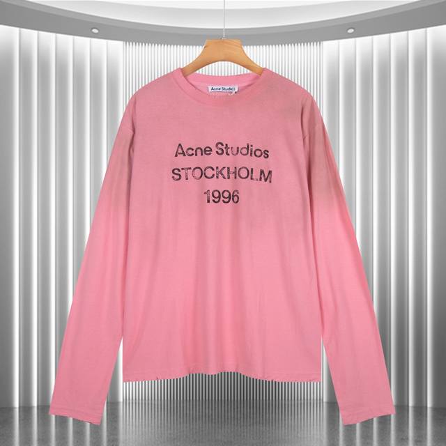 Acne25 Early Autumn new style dirty old 1996 long sleeves Who can resist this? T