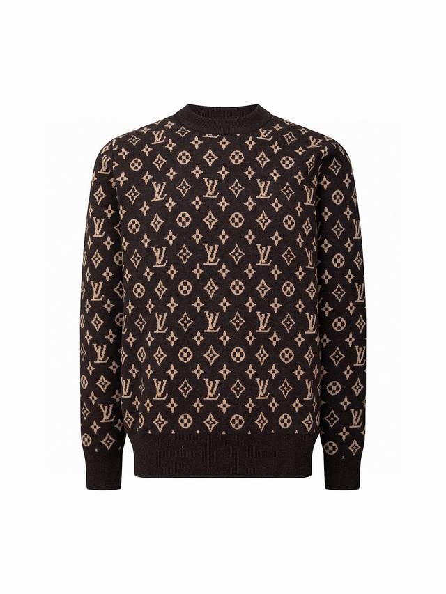 Zp version -Louis Vuitton official website classic wool four-leaf clover jacquar