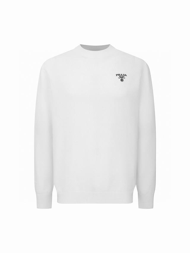 Zp version -Prada official website classic simple letter embroidery cashmere rou