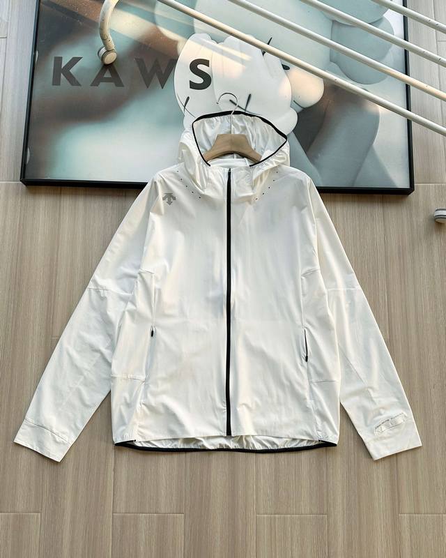 Descente Lightweight sun protection clothing skin clothing sports top three-dime