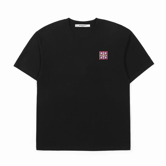 Supply Givenchy embroidered cotton short-sleeved T-shirt Customized main label