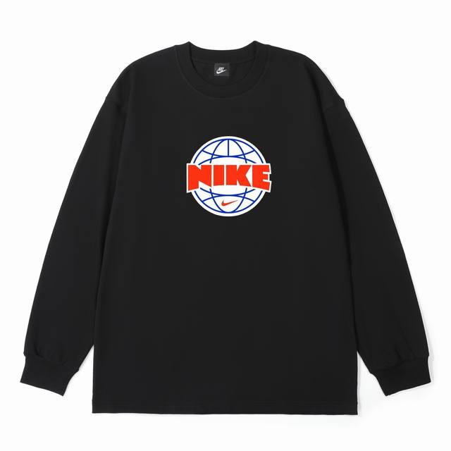 for Nike Universal Logo printed cotton long-sleeved T-shirt DDD. Customized mai