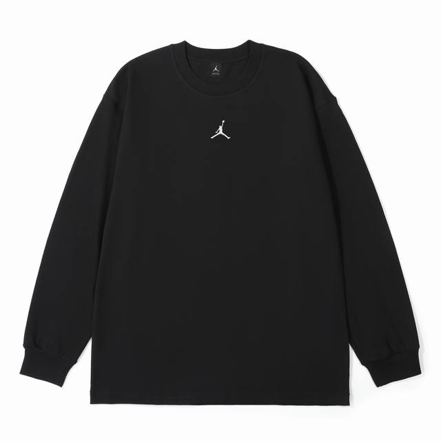 for Air Jordan Aj Jordan flying man embroidered cotton long-sleeved T-shirt Cus