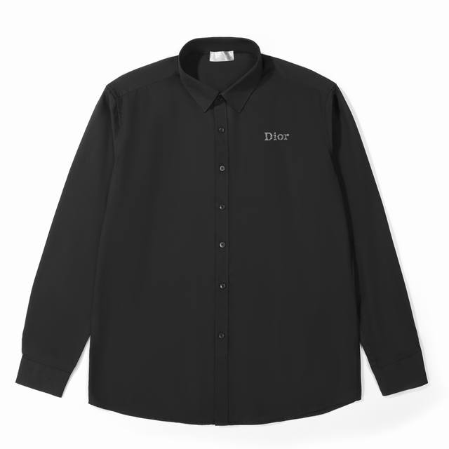 for Dior logo hot-drilled long-sleeved shirt DDD. Customized main logo and auxi