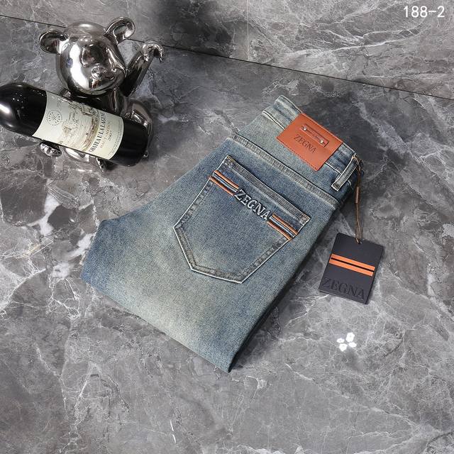 Zegna autumn and winter slim jeans 188-2#29-40 DDD