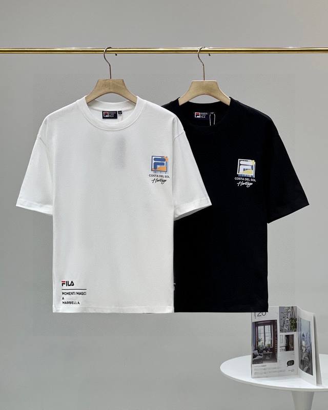 High quality Fila 2025 early spring latest series! The printed logo on the ches