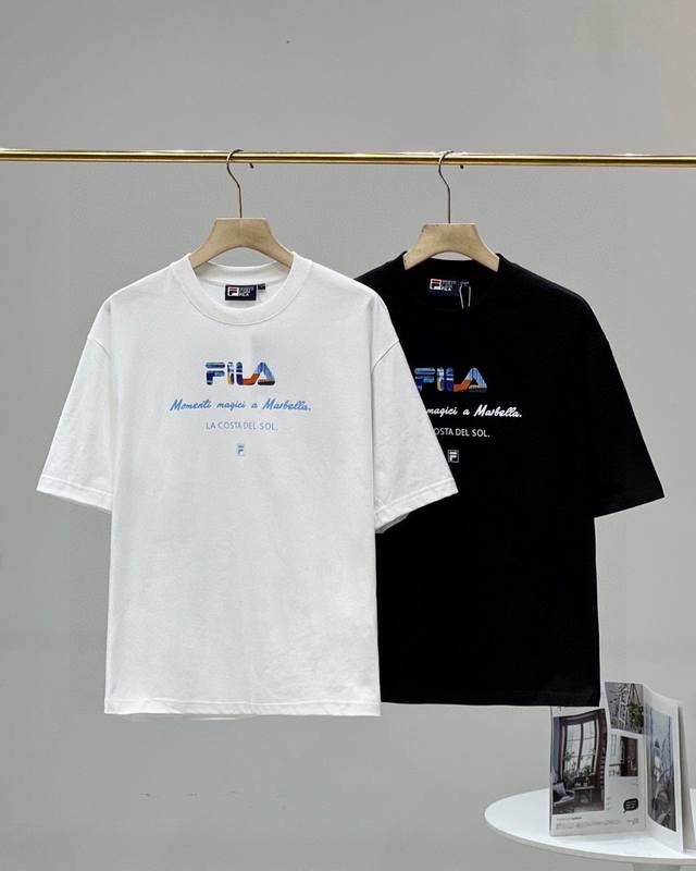 High quality Fila 2025 early spring latest series! The logo printed on the ches