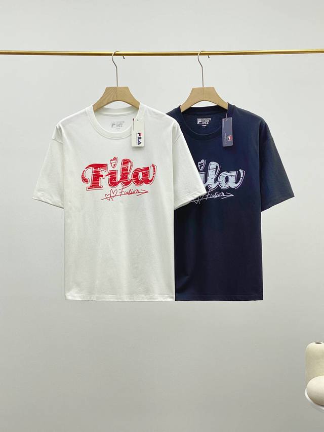 High quality Fila 2025 early spring latest series! The logo printed on the ches