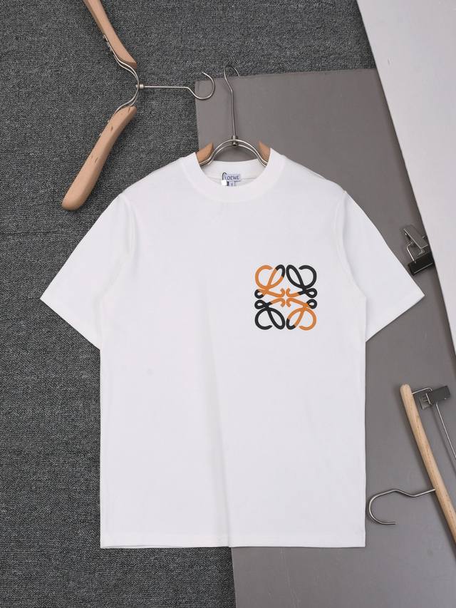 New arrival 2025Ss New Loewe printed T-shirt, simple, stylish and exquisite, co