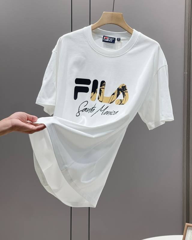 High quality Fila 2025 early spring latest series! The logo printed on the ches
