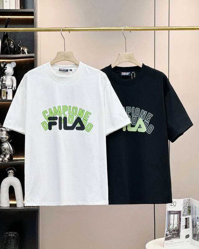 High quality Fila 2025 early spring latest series! The logo printed on the ches