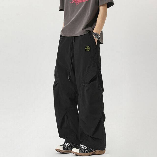 Stone Island pants overseas counter functional casual pants unisex waterproof pa