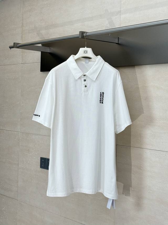 Come Hearts* Chrome Hearts 25Ss new Japanese limited edition Polo shirt The fabr