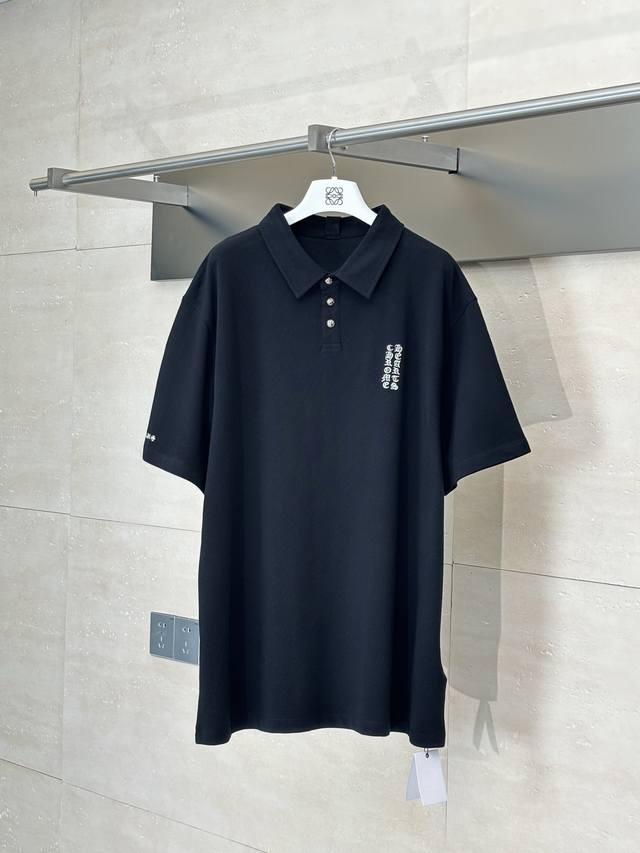 Come Hearts* Chrome Hearts 25Ss new Japanese limited edition Polo shirt The fabr