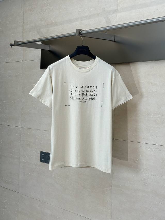 Maison Margiela* Maison Margiela Mm6 new worn digital printed short sleeves The