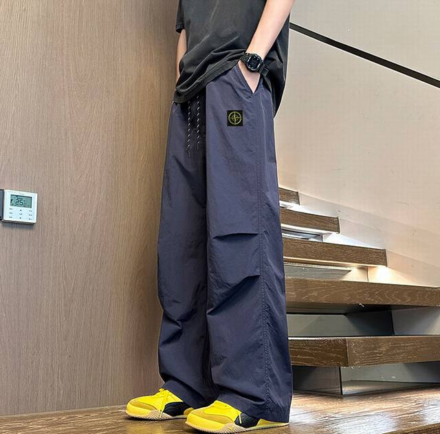 Stone Island Pants Overseas Counter Functional Casual Pants Unisex Waterproof Pa