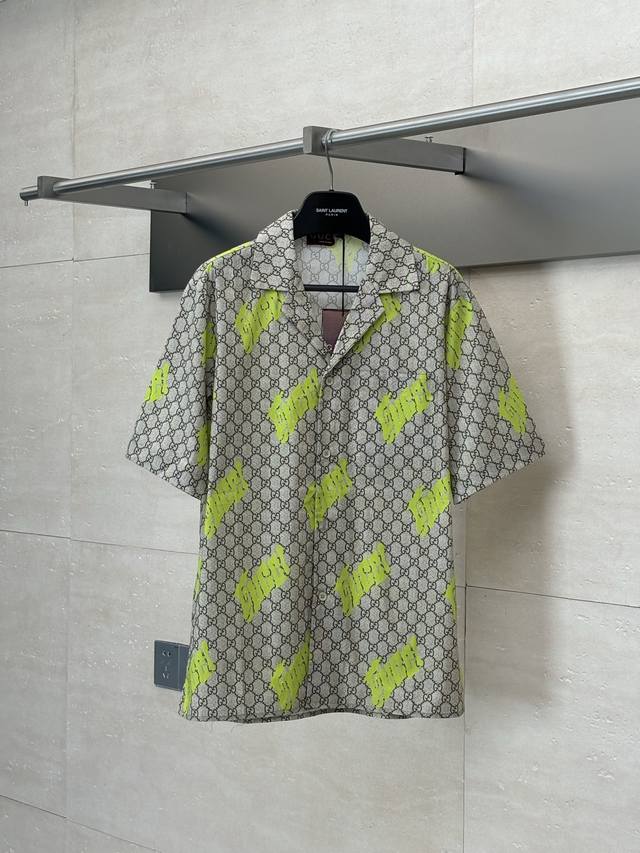 Gucci* Gucci 2025Ss spring and summer new full-print color-blocked beach suit sh