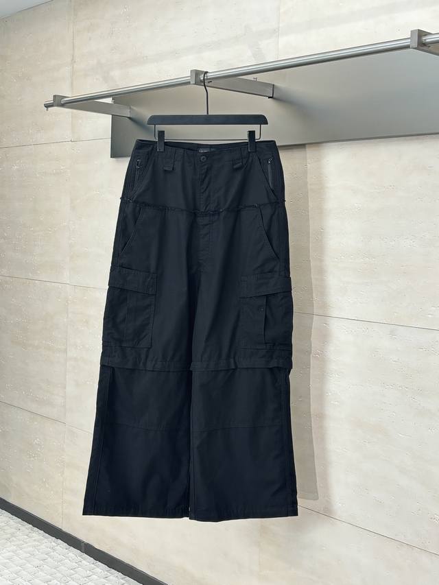 Balenciaga* Paris 25Fw new Cut-Up Cargo Pants patchwork overalls Deconstructioni