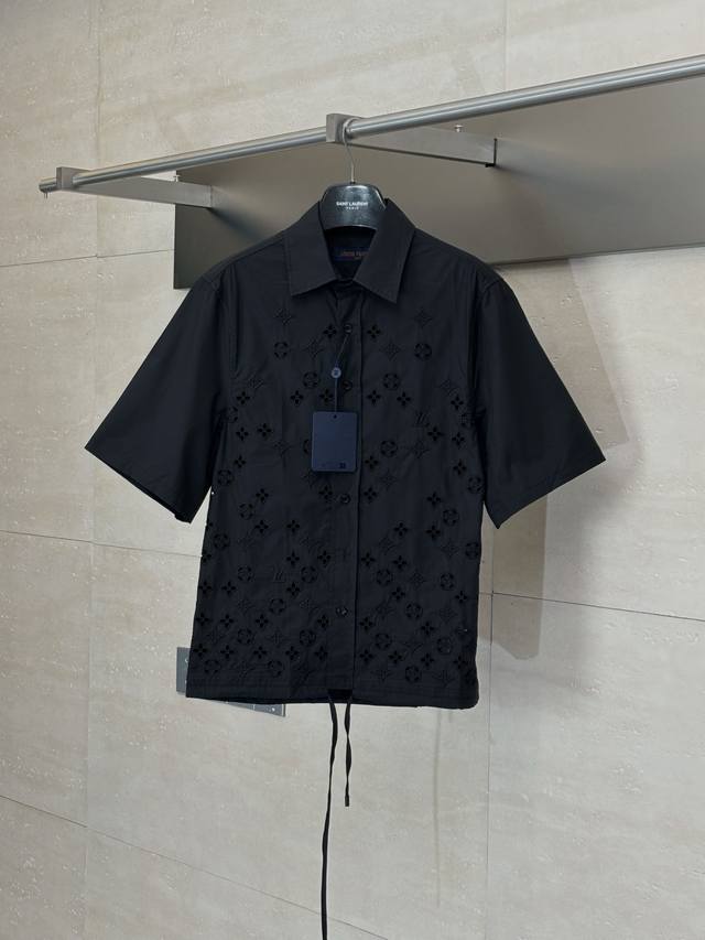Lv* Louis 2025 Early Spring/Summer Monogram Short Sleeve Shirt Reinterpreted wit