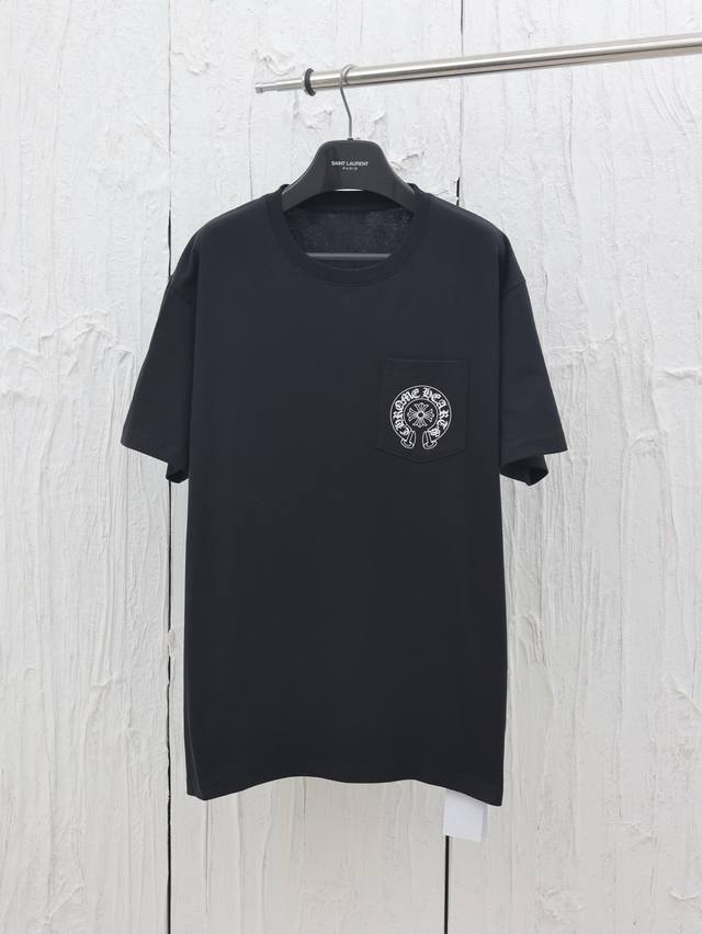 Come Heart* Chrome Heart 25Ss full back print short sleeve T-shirt Fabric is mad