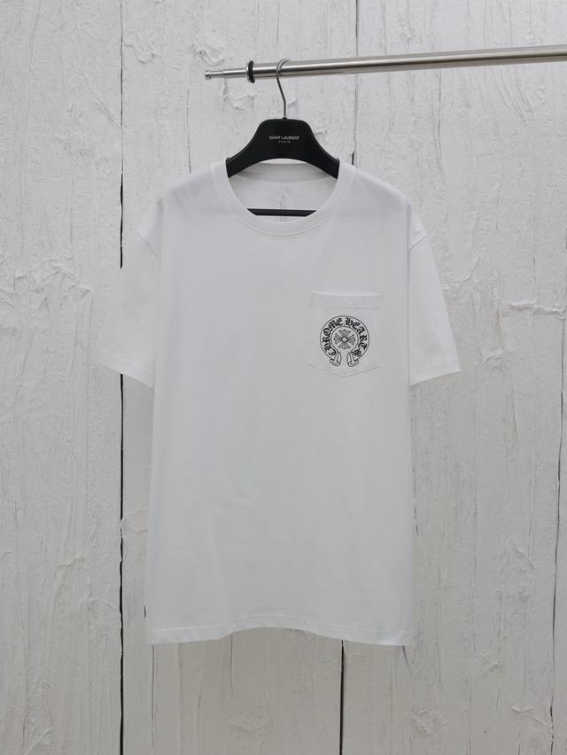 Come Heart* Chrome Heart 25Ss full back print short sleeve T-shirt The fabric is