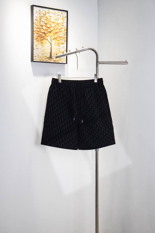 Style number: Y164 Dior full-print flocked letter thin shorts Full-print flocke