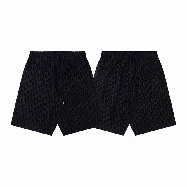 Style number: Y164 Dior full-print flocked letter thin shorts Full-print flocke