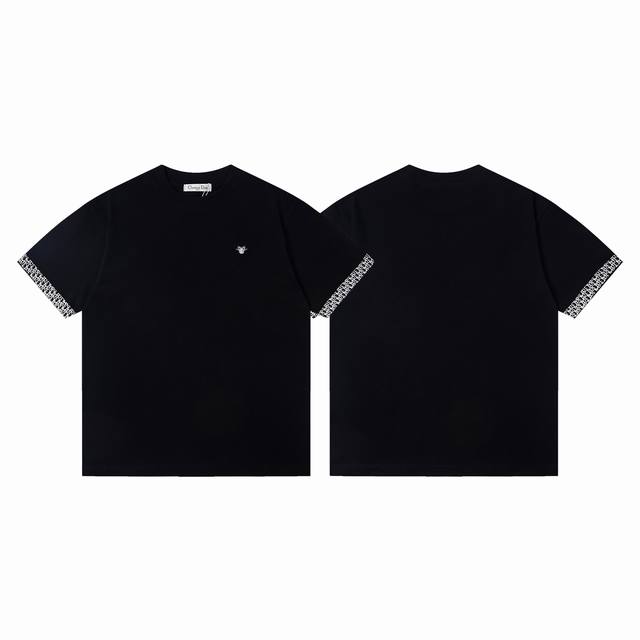 Style number: Y170 Dior classic small logo embroidery sleeves full print logo d