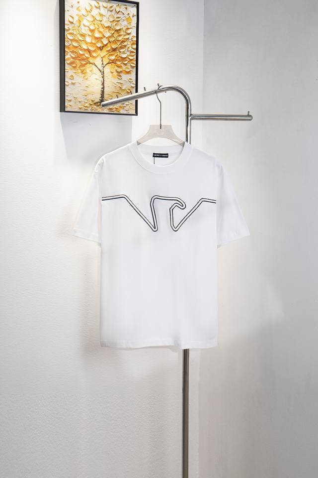 Style number: Y189 Armani 3D three-dimensional eagle foam embroidery couple sho