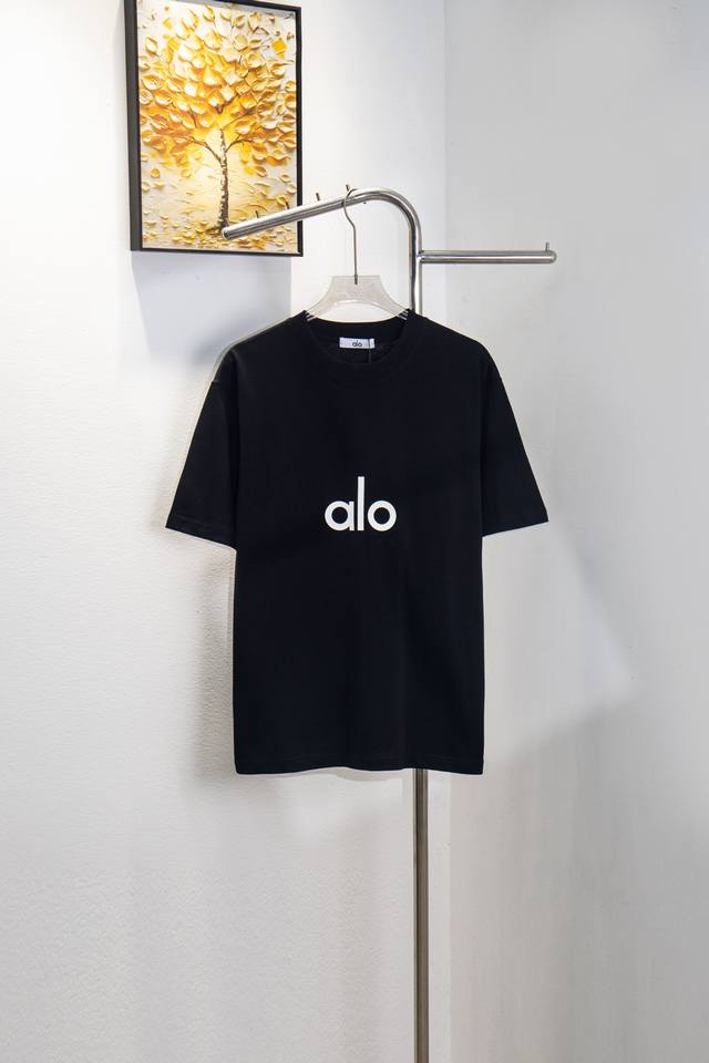 Style number: Y186 Alo Yoga classic letter logo 3D three-dimensional printing c