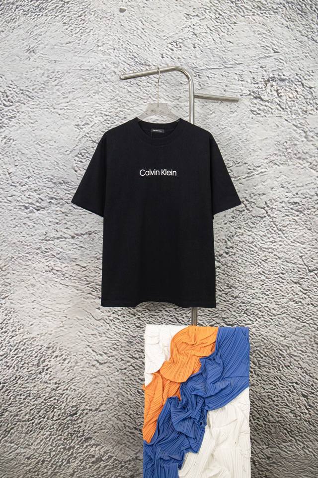 Style number: Y143 Ck Calvin Klein simple letter print short-sleeved T-shirt Se